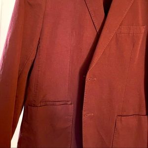 Michael Kors Burgundy/maroon blazer 42R